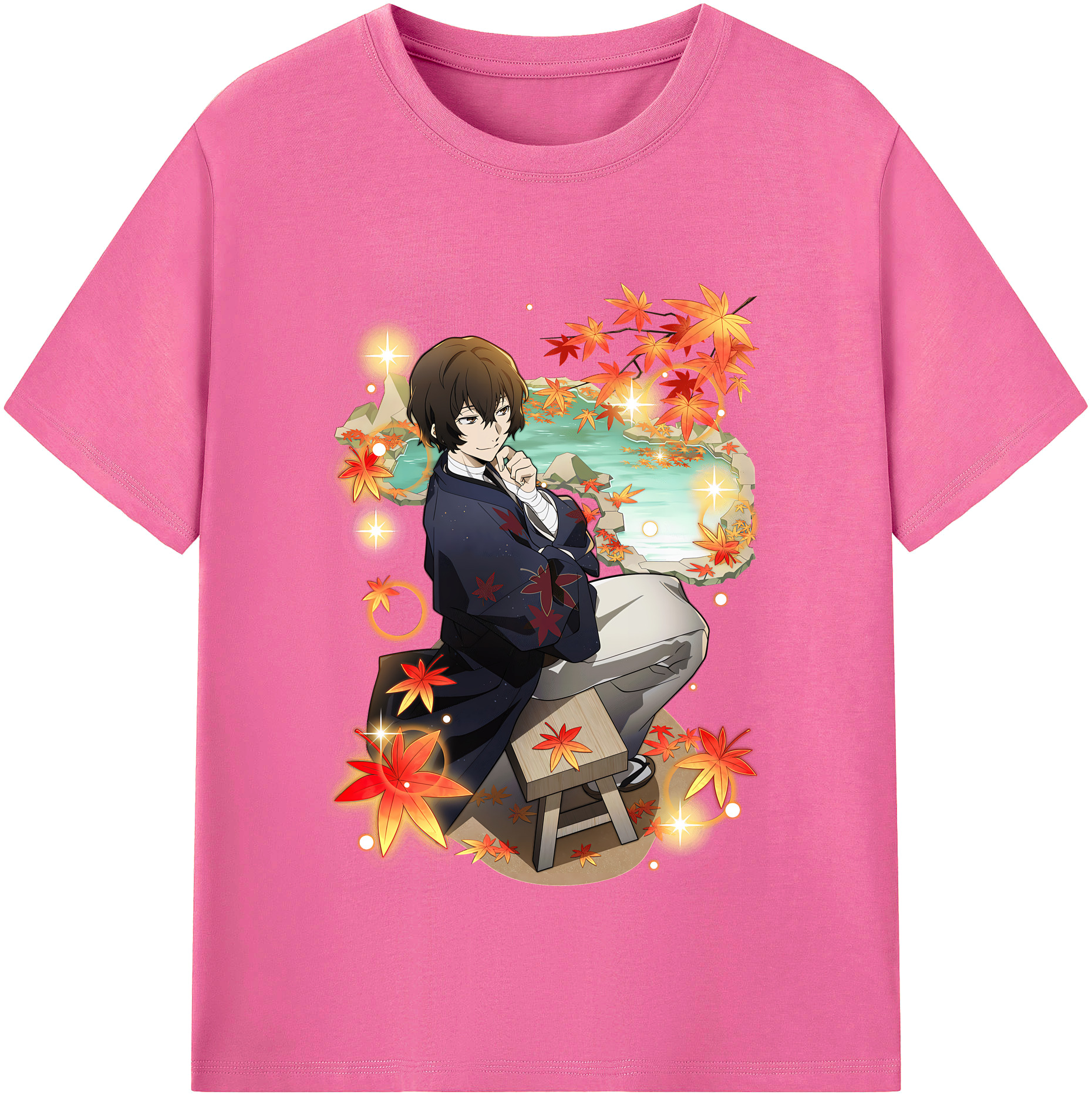 （画像用） 文豪ストレイドッグス Bungo Stray Dogs レディースカジュアルプリントTシャツ（綿100％）